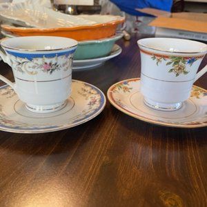 Truly Tasteful Fine China Teacup and Saucer – 2 sets available
